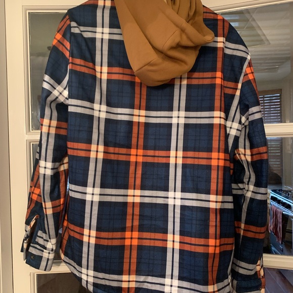 Hooded Plaid jacket - Picture 4 of 4